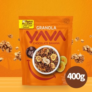 맛있게 챙기는 하루건강 야바 그래놀라 초콜릿바나나 400g
